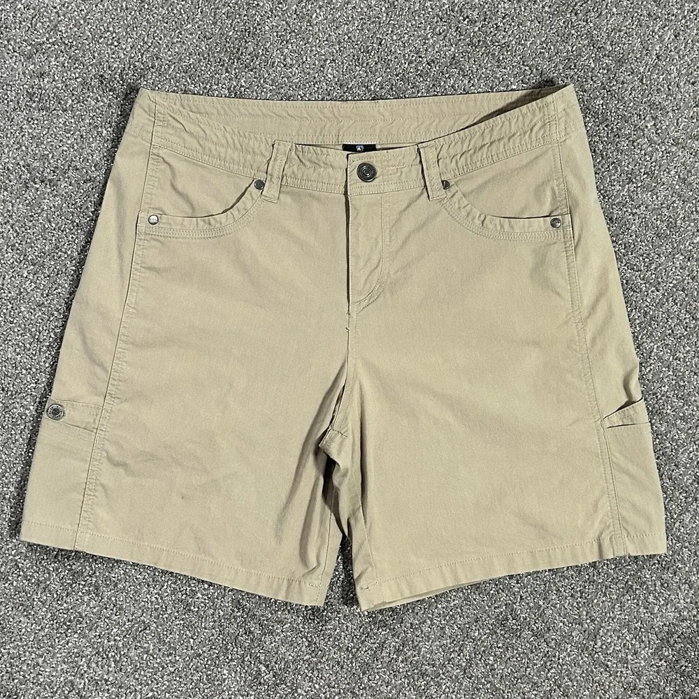 KÜHL Beige Splash Shorts -Women's 12-Hiking Outdoor 6.5